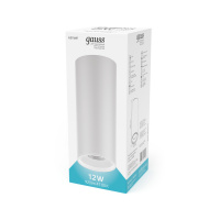 Светильник Gauss Overhead накл цил 12W 920lm 4100K 170-240V IP20 79*200мм белый LED 1/30