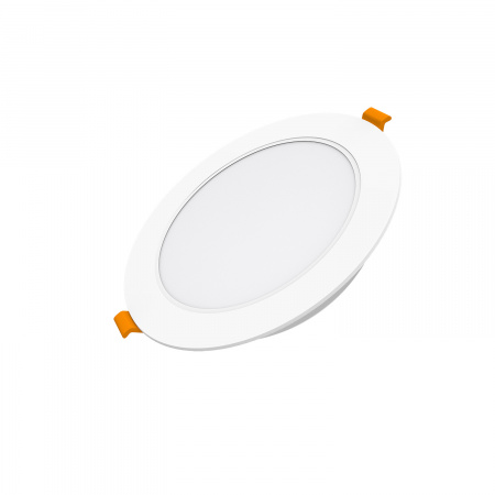 Светильник Gauss Basic Downlight круг 9W 720lm 4000K 170-260V IP20 120*26 белый LED 1/100