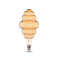 Лампа Gauss Filament Honeycomb 6W 420lm 2400К Е27 golden flexible LED 1/6