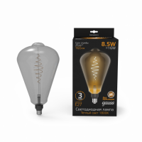 Лампа Gauss Filament ST164 8.5W 165lm 1800К Е27 gray flexible LED 1/6 Лампа Gauss Filament ST164 8.5W 165lm 1800К Е27 gray flexible LED 1/6