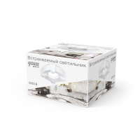 Светильник Gauss Gypsum Exclusive GY018 белый, Gu5.3 1/24 Светильник Gauss Gypsum Exclusive GY018 белый, Gu5.3 1/24