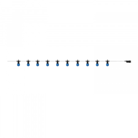 Гирлянда светодиодная "Белт Лайт" Gauss серия Holiday, 10 ламп, 7,7 м, IP44, синий, 1/6