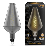 Лампа Gauss Filament Vase 8.5W 165lm 1800К Е27 gray flexible LED 1/2 Лампа Gauss Filament Vase 8.5W 165lm 1800К Е27 gray flexible LED 1/2