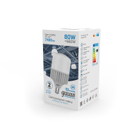 Лампа Gauss Elementary T140 80W 6400lm 6500K E40 LED 1/8
