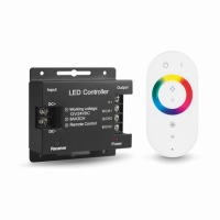 Контроллер RGB Gauss для лент 288W/576W 12V/24V 24А IP 20 с сенсорным пультом (белый) 1/100
