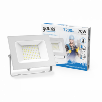 Прожектор Gauss Elementary 70W 7200lm 6500K 175-265V IP65 белый LED 1/10 Прожектор Gauss Elementary 70W 7200lm 6500K 175-265V IP65 белый LED 1/10