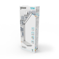 Светильник настольный Gauss модель GTL202 10W 550lm 3000-6000K 170-265V белый диммируемый USB LED 1/8/32