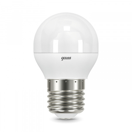 Лампа Gauss Шар 9.5W 950lm 4100K E27 LED 1/10/100