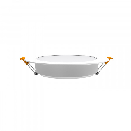 Светильник Gauss Basic Downlight круг 9W 720lm 4000K 170-260V IP20 120*26 белый LED 1/100