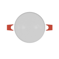 Светильник встраиваемый Gauss Elementary Adjustable Frameless модель FL круг 9W, 800lm, 4000K, Ø85mm, монтаж 55-75, 1/100