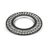 Светильник Gauss Strass CA035 Круг. Кристал/Черный, Gu5.3 1/30 Светильник Gauss Strass CA035 Круг. Кристал/Черный, Gu5.3 1/30