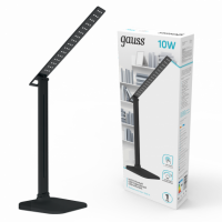 Светильник настольный Gauss модель GTL201 10W 580lm 4000K 170-265V черный диммируемый LED 1/10/40