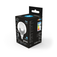 Лампа Gauss Filament G125 9W 890lm 4100К Е27 mirror-milky LED 1/10 Лампа Gauss Filament G125 9W 890lm 4100К Е27 mirror-milky LED 1/10
