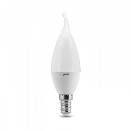 Лампа Gauss Свеча на ветру 9.5W 950lm 4100K E14 LED 1/10/50