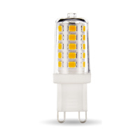 Лампа Gauss G9 AC185-265V 4W 400lm 2700K керамика LED 1/10/200