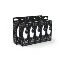 Лампа Gauss Filament Свеча 9W 610lm 4100К Е14 milky диммируемая LED 1/10/50