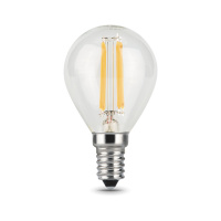Лампа Gauss Filament Шар 7W 580lm 4100К Е14 LED 1/10/50