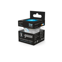 Лампа Gauss MR16 5W 530lm 4100K GU5.3 диммируемая LED 1/10/100