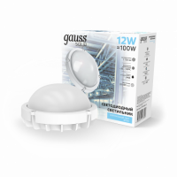 Св-к ЖКХ Gauss SOLID круг 12W 1150lm 4000K 160-260V IP65 D168*77мм белый антивандальный IK10 1/12 Св-к ЖКХ Gauss SOLID круг 12W 1150lm 4000K 160-260V IP65 D168*77мм белый антивандальный IK10 1/12