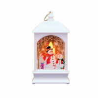 Фонарь новогодний светодиодный "Снеговик" Gauss серия Holiday, 0,1W, тёплый свет, белый, батарейки в комплекте, 1/100