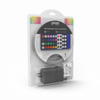 Лента Gauss Basic в комплекте LED 5050/30RGB+30W 12V 6W/m 390lm/m RGBW 10mm IP20 5m 1/50