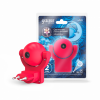 Светильник розеточный MOOD 0,5W 220-240V розовый с фиксированной проекцией и датчиком освещённости LED 1/50