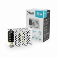 Блок питания Gauss Basic 12V 25W IP20 1/140