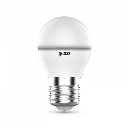 Лампа Gauss Шар G45 6W E27 RGBW+димирование LED 1/100