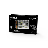 Блок питания Gauss 100W 12V IP 20 1/60