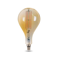Лампа Gauss Filament А160 8W 780lm 2400К Е27 golden straight LED 1/6 Лампа Gauss Filament А160 8W 780lm 2400К Е27 golden straight LED 1/6