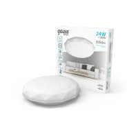 Светильник Gauss Basic Space Diamond НПС 24W 2050lm 4000K 220-240V IP20 340*75 LED 1/20