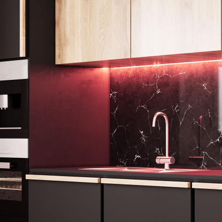 Лента Gauss LED Elementary 2835/60-SMD 4.8W 12V DC красный IP66 (ZIP Bag 5м)