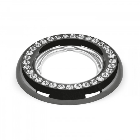 Светильник Gauss Strass CA038 Круг. Кристал/Черный, Gu5.3 1/30