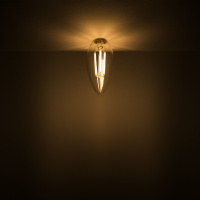 Лампа Gauss Basic Filament Свеча 4,5W 400lm 2700К Е14 LED 1/10/50