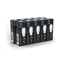 Лампа Gauss G9 AC185-265V 3W 300lm 4100K керамика диммируемая LED 1/10/200