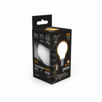 Лампа Gauss Filament Шар 5W 420lm 2700К Е14 milky LED 1/10/50