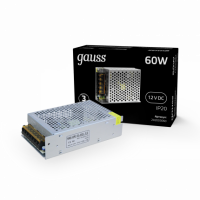 Блок питания Gauss 60W 12V IP20 1/120
