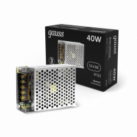 Блок питания Gauss 40W 12V IP20 1/72