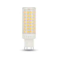 Лампа Gauss G9 AC185-265V 5,5W 550lm 3000K керамика диммируемая LED 1/10/200