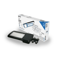 Светильник уличный Gauss Qplus 80W 9600lm 5000K 120-260V IP65 455*180*49мм черный КСС "Ш" LED 1/6