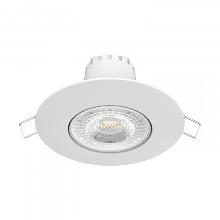 Светильник Gauss Downlight круг 6W 520lm 4000K 100-265V IP20 монтаж Ø65 90*56мм белый LED 1/40