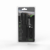 Фонарь ручной Gauss модель GFL205 10W 400lm Li-ion 2000mA LED 1/12/48