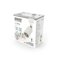 Светильник трековый Gauss цилиндр 8W 600lm 4000K 180-220V IP20 59*164мм белый линза 50º LED 1/50