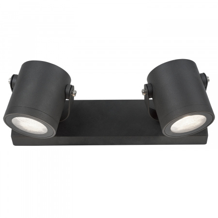 Светильник садово-парковый Gauss Sonata настенный архитектурный 2*GU10, 2*35W, 280*90*130мм, 170-240V / 50Hz, IP 54 (1/12)