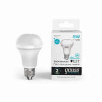 Лампа Gauss Elementary R63 8W 650lm 4100K Е27 LED 1/10/50