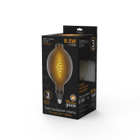 Лампа Gauss Filament BT180 8.5W 165lm 1800К Е27 gray flexible LED 1/2 Лампа Gauss Filament BT180 8.5W 165lm 1800К Е27 gray flexible LED 1/2