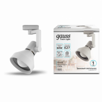 Светильник трековый Gauss конус E27 220V IP20 112*230мм белый однофазный 1/20