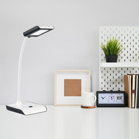 Светильник настольный Gauss модель GTL101 8W 550lm 4000K 220-240V белый c черным LED 1/20