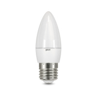 Лампа Gauss Свеча 6.5W 520lm 3000К E27 LED 1/10/100
