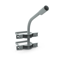 Кронштейн Gauss для уличных светильников на опору с 2 хомутами 625х460х680 D60мм 1/6